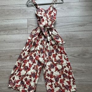 Free People Patterned Jumpsuit
